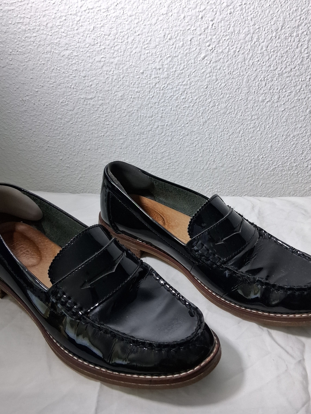 Sperry Women's Black Patent Leather Loafers